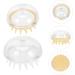 Beavorty 10 pcs Bath Massage Bush Tool Set - Kamm Lipstick Key Holder & Scalp Hair Brush for Shampoo & Bathing - Ideal for Hair Cleaning & Relaxation - Buy Online on SooperMarket.com