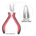 Professional Hair Extensions Tools Kit with 500 Micro Ring Beads, Plier, Hook Needle, Clips - for Fairy Hair Tinsel Strands - Buy Online on SooperMarket.com