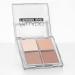 Palladio Eyeshadow Quad - Velvety Matte and Metallic Shades, Creamy Formula, Talc-Free - Ballerina Palette - Buy Online on SooperMarket.com