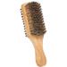 Double-Sided Men's Beard Brush with Solid Wood Handle - Facial Hair and Mustache Grooming Comb - Buy Online on SooperMarket.com