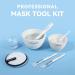 9-in-1 Face Mask Mixing Bowl Set with Brushes & Tools - White | FASPLENDOR - Buy Online on SooperMarket.com