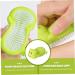 SECFOU Hippo Shaped Head Shower for Exfoliating and Massaging - Green Cap for Baby, Body, and Scalp Care - Buy Online on SooperMarket.com