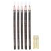 Eyebrow Pencil 4 in 1 Duckbill Eyebrow Sharpener Eyebrow Pencil Set Eyebrow Makeup Cosmetic Shaping Tools Eyebrow Tools(#2)