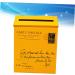 OSALADI 2pcs Box Creative Decoration Mail Wall Post Propyellow Photo Home Ornament Yellowx2pcs mediumx2pcs - Buy Online on SooperMarket.com