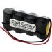 Exell 4.8V 700mAh NiCD Battery with Wire Leads for Emergi-lite 850.0062 - International Shipping Available - Buy Online on SooperMarket.com