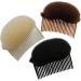 Haifly 6 Pieces Sponge Hair Former Comb Set - Updo Styling Accessories in Black & Coffee | International Shipping Available - Buy Online on SooperMarket.com