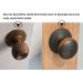 PANSHA Door Knob Cover Grey with Bird Embroidered 2 PCS  Soft Velvet Wall Protector  Decorative Door Handle Cover for Summer Anti Scald and Winter Anti Freeze Hands Gray - Buy Online on SooperMarket.com