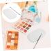 NOLITOY Makeup Palette Set - Stainless Steel Mixing & Nail Art Tool | Pro Cosmetology Kit - 12.6x7.5cm Painting Palette for Flawless Foundation & Makeup Application - Buy Online on SooperMarket.com