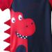 HUAANIUE Baby Boys Swimsuit with Zip Rash Guard & UPF 50+ Sun Protection, Red Dinosaur Design | 6-12 Months - Buy Online on SooperMarket.com