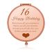 16th Birthday Gift Ideas for Girls  Sweet 16 Gifts for Girls  Happy 16th Birthday Present for Daughter Granddaughter Niece 16th Birthday Gift Ideas  Travel Mirror Compact Makeup Mirror for Her
