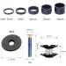 CYCEARTH 3K Carbon Fiber Headset Spacer Kit - 5 Sizes + Top Cap & Bolt - for 1-1/8 Inch Stems - Buy Online on SooperMarket.com