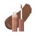 Ruby Kisses Lip Gloss Butter Bomb Gloss Non-Sticky Lip Gloss Vitamin E Natural Nude Lip Makeup - 7.8mL (0.26 US fl.oz) (Cinna-Buns)