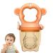 Baby food feeder silicone baby fruit food feeder nibbler pacifier baby fresh food feeder for whole food super soft silicone bite rings for babies pacifier infant fresh fruit nipple toothp