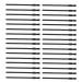 300 Pcs Mini Lipstick Brush Lip Liner Brush Exfoliating Lip Brush Lipstick Cosmetic Brush Lip Applicator Wands Makeup Lip Gloss Stick Plastic Travel Disposable 8.4x0.5cmx3pcs Blackx3pcs