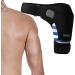 Predolo Neoprene Shoulder Support with Pressure Cushions | Compression Sleeves & Support Belt for Men & Women - Blue Left & Right Fit - Buy Online on SooperMarket.com
