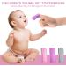 Silicone Finger Toothbrush for Toddlers and Baby Teething Massager - Gentle Oral Hygiene Training - 3 Pack (Girls) - Buy Online on SooperMarket.com