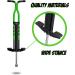 New Bounce Pro Sport Edition Pogo Stick for Kids Ages 9 and Up - 80 to 160 Lbs - Quality Easy Grip PogoStick in Black & Green for Hours of Fun - Buy Online on SooperMarket.com