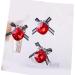 3pcs Nail Art With Rhinestones Organza Bowknot Fingernail Decoration For Salon Home Use Nail Accessories Kit - Buy Online on SooperMarket.com
