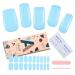 AILLSA Semi Cured Gel Nail Strips  Blue Gel Nail Strips  Gel Nail Stickers Full Nail Wraps  Long Lasting Safe & Easy to Use  Gel Nail Polish Strips for Women 20pcs