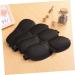 Hemoton 3D Stereo Goggles Silk Sleep Mask Set - 5Pcs Cotton Silk Pillow & Eye Masks for Night Blindfold and Deep Sleep - Black - Buy Online on SooperMarket.com