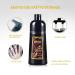 Brown Hair Dye Shampoo - 3-In-1 Instant Coloring & Gray Hair Coverage - 500mL - Herbal Formula for Men and Women - Buy Online on SooperMarket.com
