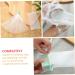 BELLIFFY 6pcs Bubble Net Bath Defoliator Towel Mesh Soap Saver Foaming and Drying Soap Net Bar Soap Pe White - Buy Online on SooperMarket.com