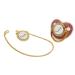 Gold Baby Pacifier Set - Rhinestone Covered Lightweight Pacifier for 6-18 Months (Letter J) | Perfect for Home Use - Buy Online on SooperMarket.com