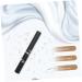 PLAFOPE Portable Lip Brush Lipstick Makeup Brush for Women Lip Balm Applicator Lip Gloss Brush Lip Brush for Women Lip Brush Wand Lip Gloss Applicator Lip Makeup Tools Aluminum 13.40X0.90X0.90CM Black - Buy Online on SooperMarket.com