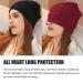 Silk Bonnet for Sleeping - 2PCS Silk Hair Wrap for Women/Men - Red & Black, Black & White - Buy Online on SooperMarket.com