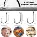 Hekobag Carp Hair Rig Braided Line Wire - 8340 Carp Rig Bait Hook & Swivel Hook Accessories for Fishing - Durable Carbon Steel - Buy Online on SooperMarket.com