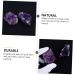 Cabilock 4pcs Amethyst Cluster Rock Purple Rough Gemstones Natural Crystal Decoration Amethyst Cave Agate - Buy Online on SooperMarket.com