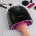90W Professional Wireless UV LED Nail Lamp Gel Curing Dryer with 45 Beads and LCD Display - Black - Buy Online on SooperMarket.com