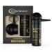 OMWAH Natural Hair Fiber 2-in-1 Kit 27.5g Bottle - Natural Concealing Undetectable Thick Hair Fibers & Spray Applicator Pump Nozzle, Instant Thicker Hair, Crisp Hairlines, Thicker beard & Styling (Dark Brown)
