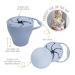 BapronBaby Silicone Collapsible Snack Cup (Grape) - BPA, Phthalate, & Latex Free - Dishwasher Safe - 100% Food Grade Silicone - 6 Months - Buy Online on SooperMarket.com