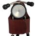 The HipClip Handmade Leather Stethoscope Holder (Brown) Full Grain Leather