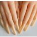 LuckForever 120pc XL Beige Coffin False Nails - Extra Long Ballerina Nail Art Tips - Buy Online on SooperMarket.com