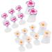 FRCOLOR Silicone Flower Toe Separator Spacers - 2 Boxes Manicure Toe Stretchers for Women Men - Reusable Toenail Cushions Style 2 - Buy Online on SooperMarket.com