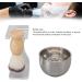 Topyond 3-Part Men's Shaving Set | Acrylic Brush Holder Gentle Nylon Bristles & Soap Shell | Premium Shaving Brush & Bowl Set - Buy Online on SooperMarket.com