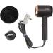 Negative Ionic Hair Dryer Quick Heat Up & Constant Temperature Lightweight Travel Hairdryer 4 Temps 2 Speeds Portable Home Hair Dryer for Home Travel (US Plug 110V) - Buy Online on SooperMarket.com