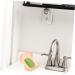 COOLHIYA Plastic Container pp soap draining rack household soap holder container travel Outdoor Fruit Dryer travel case water filter Toiletries sponge soap dish with lid Storage Box As Shown 7x10.5x3.5cm - Buy Online on SooperMarket.com