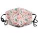 Watercolor Flamingos Washable Reusable Mask Cotton Anti Dust Half Face Mouth Mask For Kids Teens Men Women With Adjustable Ear Loops