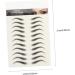 HAPINARY 4 Sheets Waterproof Eyebrow Stickers Brow False Eyebrows Cosmetics Eyebrow Transfer Stickers Artificial Eyebrow Eyebrow Tool Makeup Brow Sticker 21x14.8cm Black - Buy Online on SooperMarket.com
