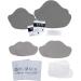 Self-adhesive Quick Repair Heel Toe Hole Convenient Shoe Hole Repair Patches Shoe Repair Patches Foot Care Tool Shoe Repair Patches For Sneakers Self-adhesive Shoe Heel Repair White - Buy Online on SooperMarket.com