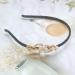 Butterfly Heart Headband 1920s Vintage Flower Cross Hair Hoop Crystal Pearl Velvet Band Headpiece Accessories for Women Girls (Gold Heart) - Buy Online on SooperMarket.com