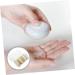 minkissy 2 Sets travel bottle Refillable Lotion Jar small lotion jar travel cosmetics dispenser sealing lotion container Airless Pump Jar travel size containers pp portable cream white - Buy Online on SooperMarket.com