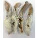 *New Premium* Rabbit Ears with Fur 1kg Natural Dog Treats Chews Hypoallergenic Hair LOD1 Rabbit 1 kg (Pack of 1)