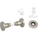 Buy Bigdean 2x Aluminum Door Knob Set - Neusilber Color Includes 4 Rosettes - International Shipping Available - Buy Online on SooperMarket.com