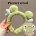 JLEivvi 2 Pieces Frog Makeup Headband Cute Frog Hair Hoop Frog Spa Headband Cartoon Frog Hair Bands Frog Hair Accessories For Face Washing Shower Sports Yoga Beauty Skincare - Buy Online on SooperMarket.com