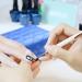Dual-Ended Rhinestone Picker Doting Pen - Wax Pencil Applicator for Nail Art Jewelry & DIY Crafts - White Acrylic Handle - Buy Online on SooperMarket.com