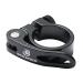 Boenoea Bicycle Quick Release Seatpost Clamp Anodised Aluminium Alloy 31.8mm/34.9mm 34.9mm-black